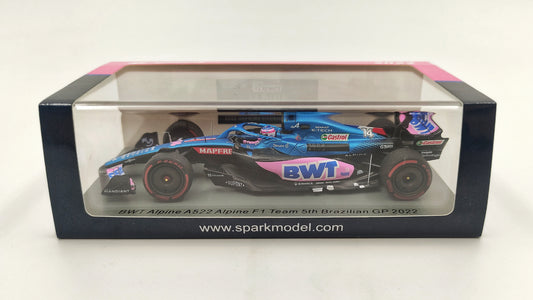 Spark Alpine F1 A522 Fernando Alonso Brazilian GP 2022 F1 1/43 S8555