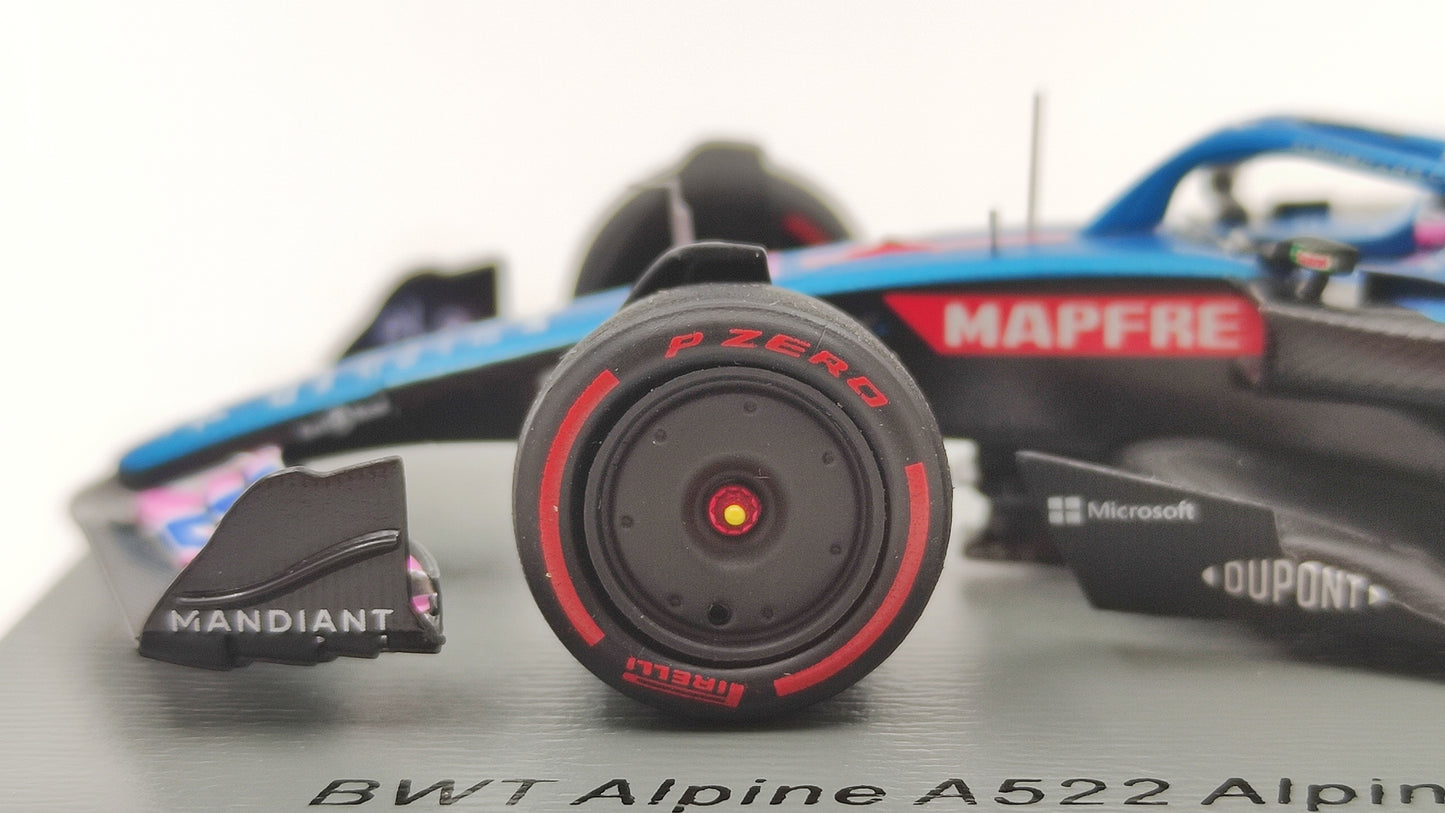 Spark Alpine F1 A522 Fernando Alonso Brazilian GP 2022 F1 1/43 S8555