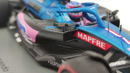 Spark Alpine F1 A522 Fernando Alonso Brazilian GP 2022 F1 1/43 S8555
