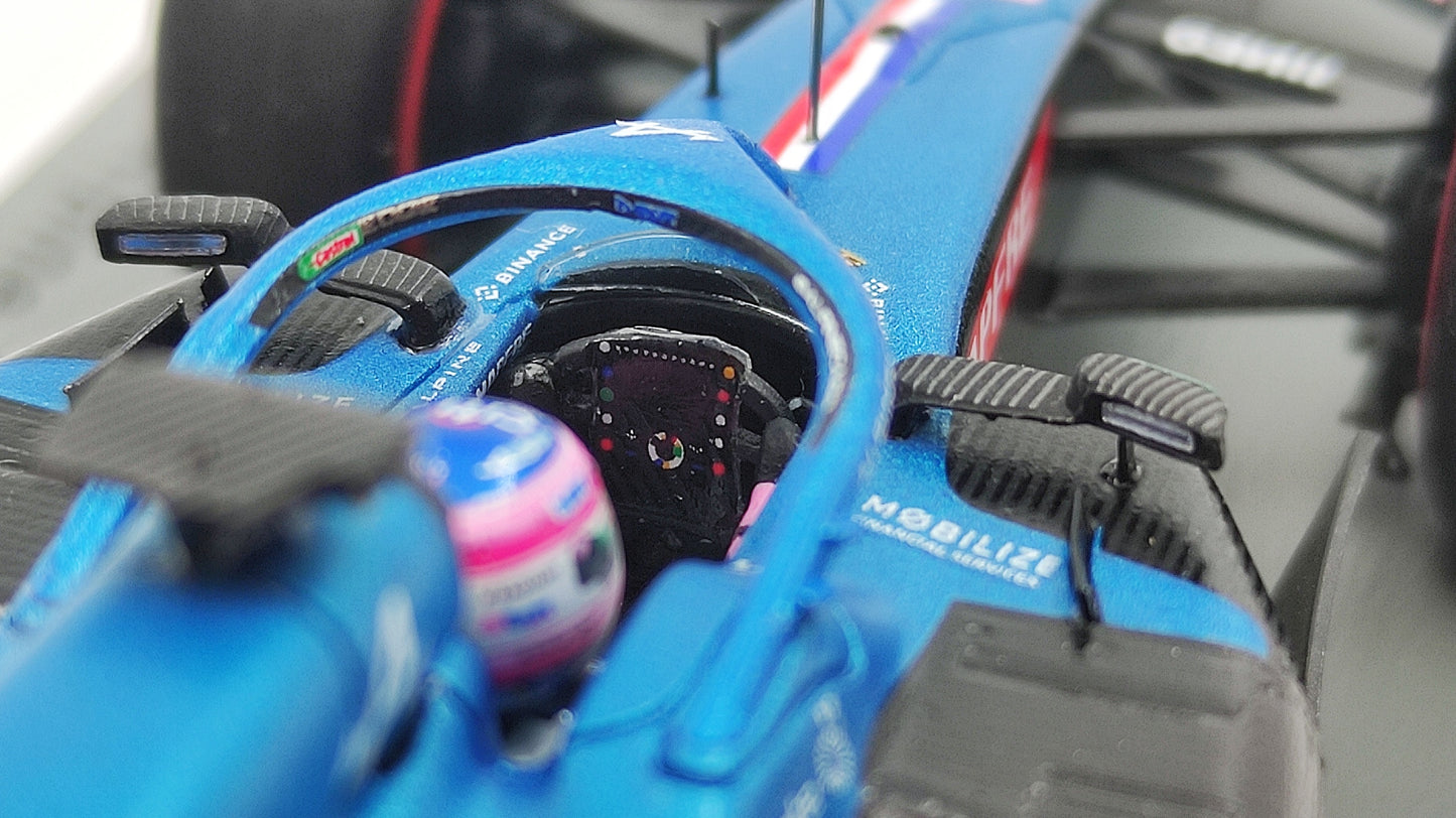 Spark Alpine F1 A522 Fernando Alonso Brazilian GP 2022 F1 1/43 S8555