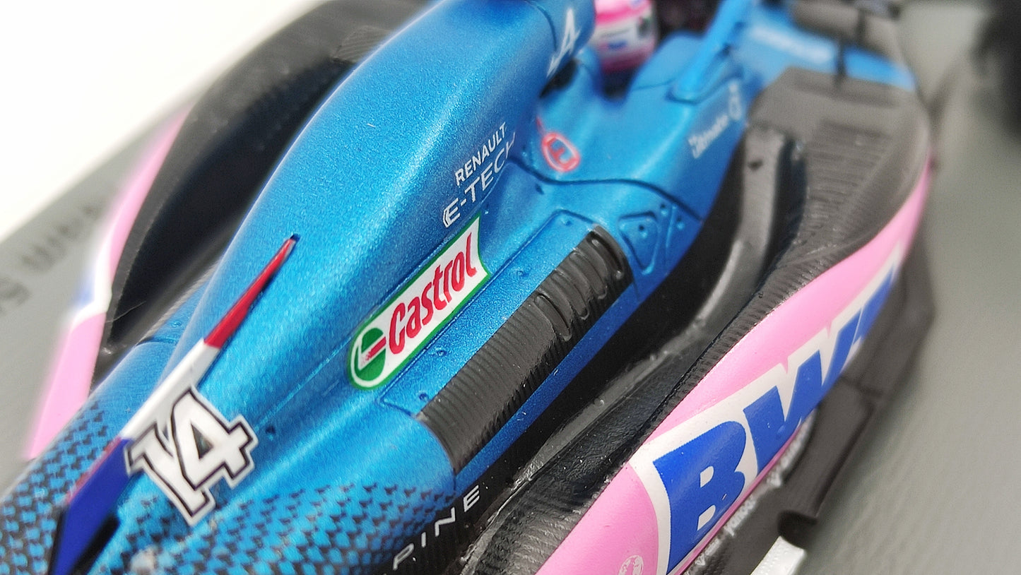 Spark Alpine F1 A522 Fernando Alonso Brazilian GP 2022 F1 1/43 S8555