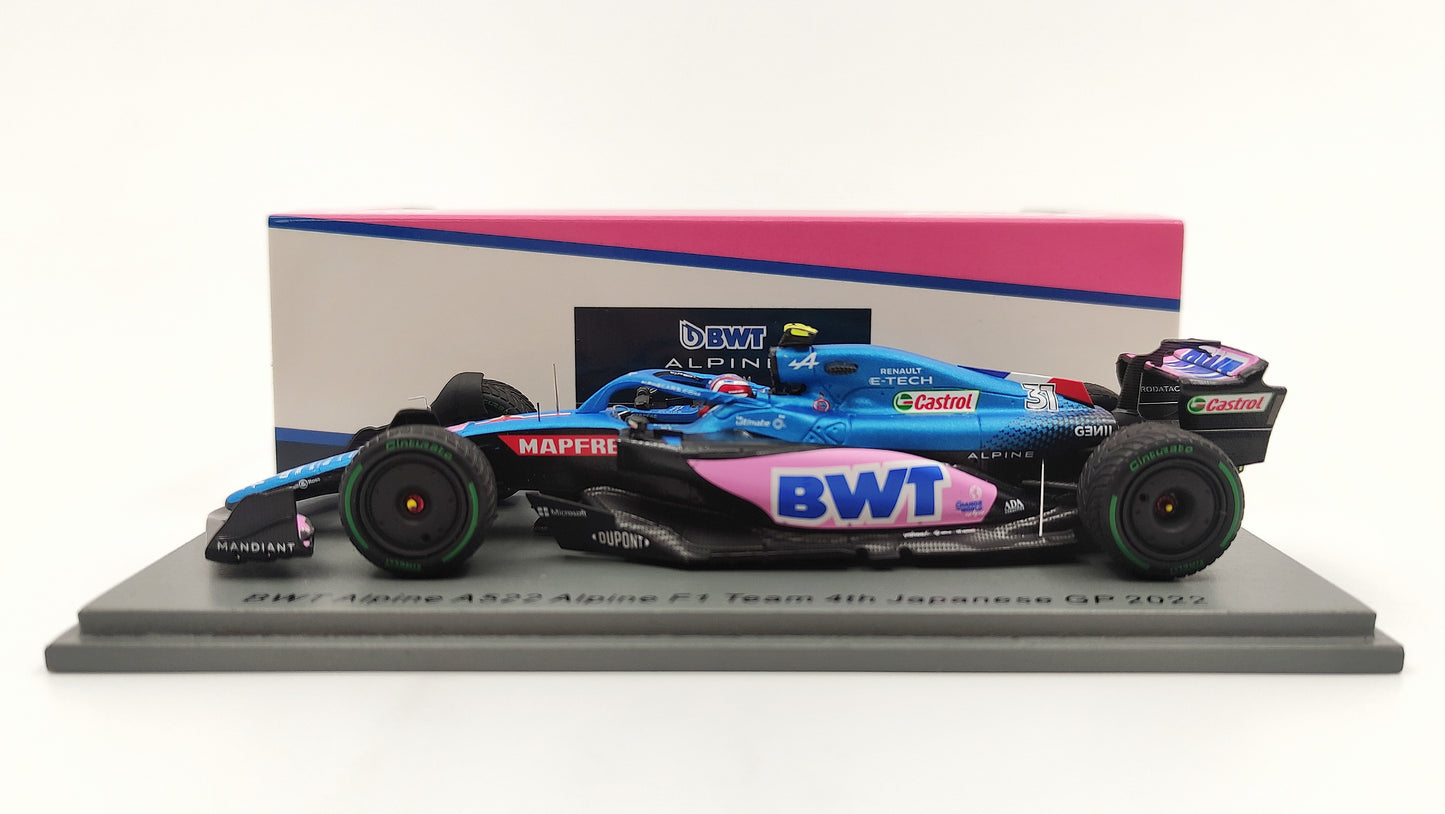Spark Alpine F1 A522 Esteban Ocon Japanese GP 2022 F1 1/43 S8558