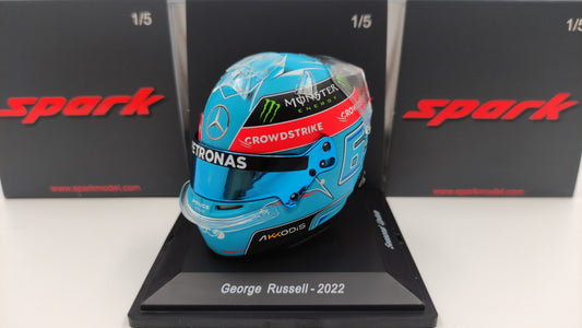 Spark Bell Helmet George Russell AMG Mercedes F1 Brazilian 2022 1/5 5HF086