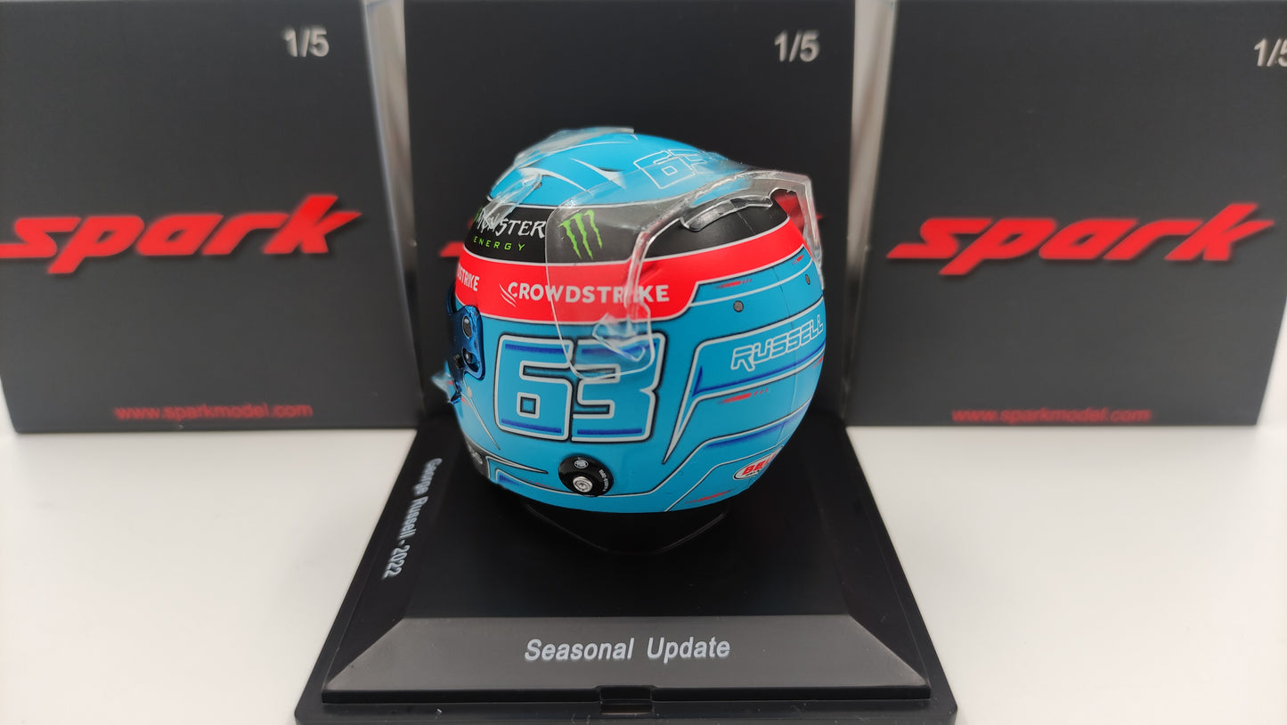 Spark Bell Helmet George Russell AMG Mercedes F1 Brazilian 2022 1/5 5HF086