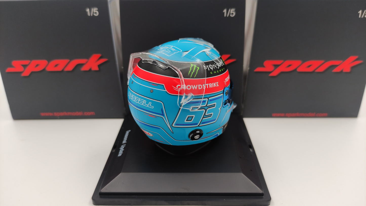 Spark Bell Helmet George Russell AMG Mercedes F1 Brazilian 2022 1/5 5HF086