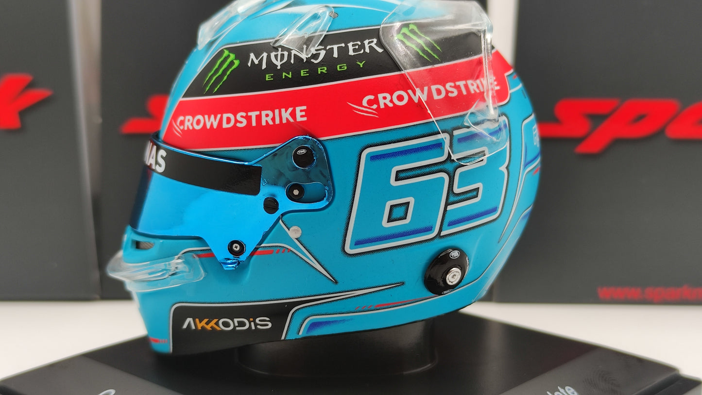 Spark Bell Helmet George Russell AMG Mercedes F1 Brazilian 2022 1/5 5HF086