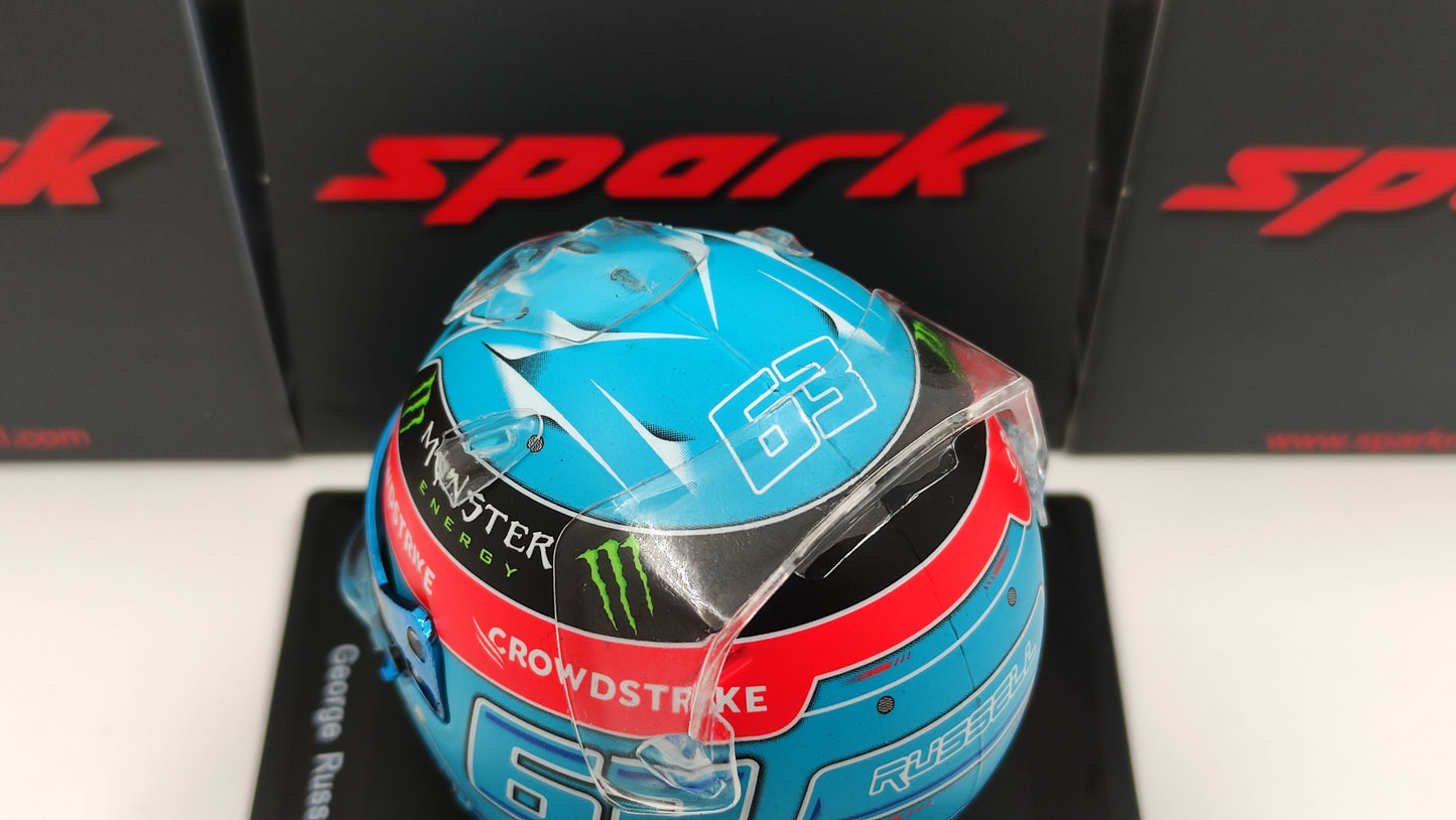 Spark Bell Helmet George Russell AMG Mercedes F1 Brazilian 2022 1/5 5HF086