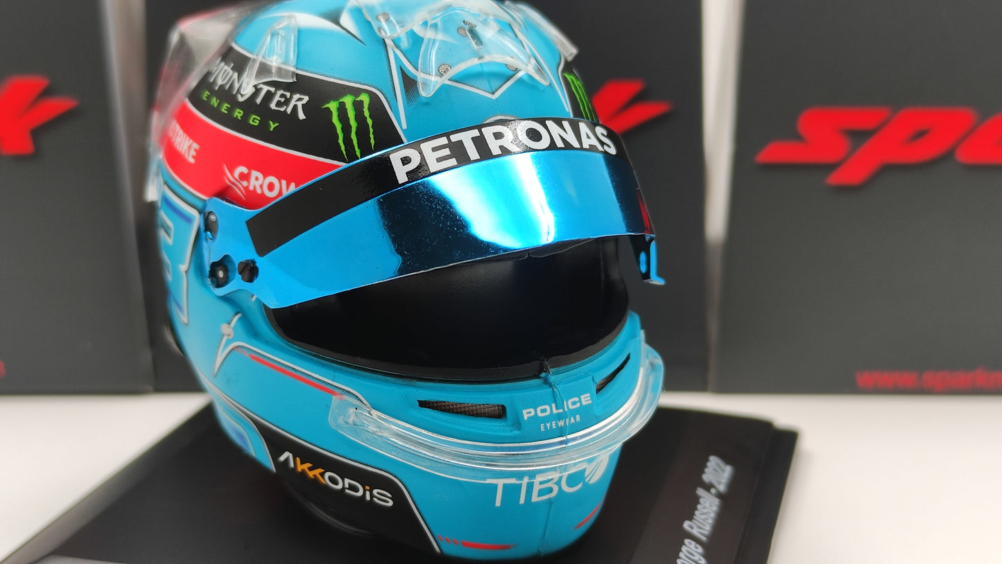 Spark Bell Helmet George Russell AMG Mercedes F1 Brazilian 2022 1/5 5HF086