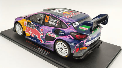 Ixo Ford Puma Rally1 2022 Rallye Monte Carlo Winner S.Loeb/I.Galmiche 1/18 18RMC110.22