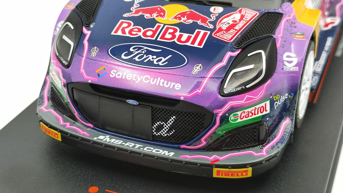 Ixo Ford Puma Rally1 2022 Rallye Monte Carlo Winner S.Loeb/I.Galmiche 1/18 18RMC110.22