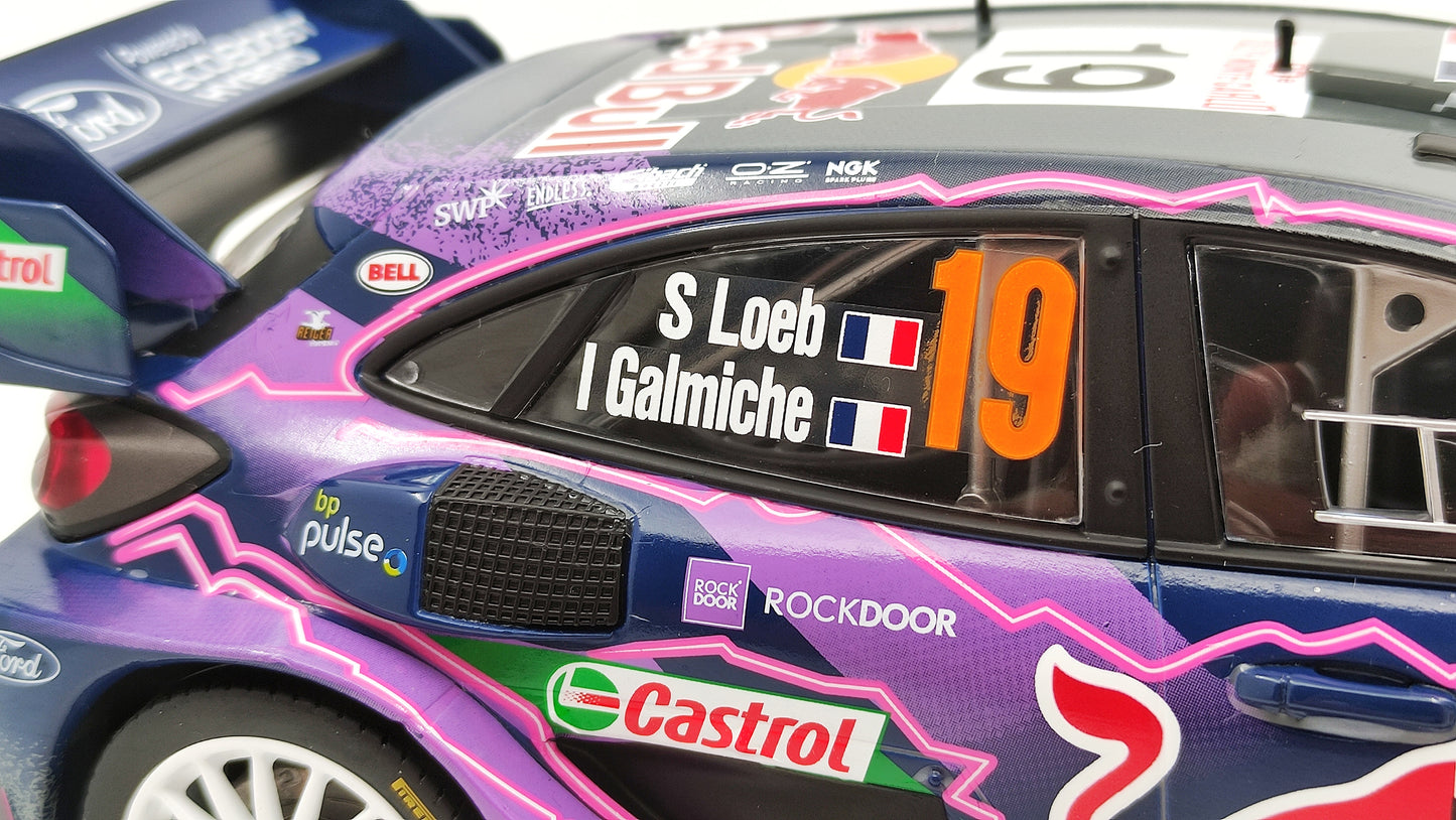 Ixo Ford Puma Rally1 2022 Rallye Monte Carlo Winner S.Loeb/I.Galmiche 1/18 18RMC110.22