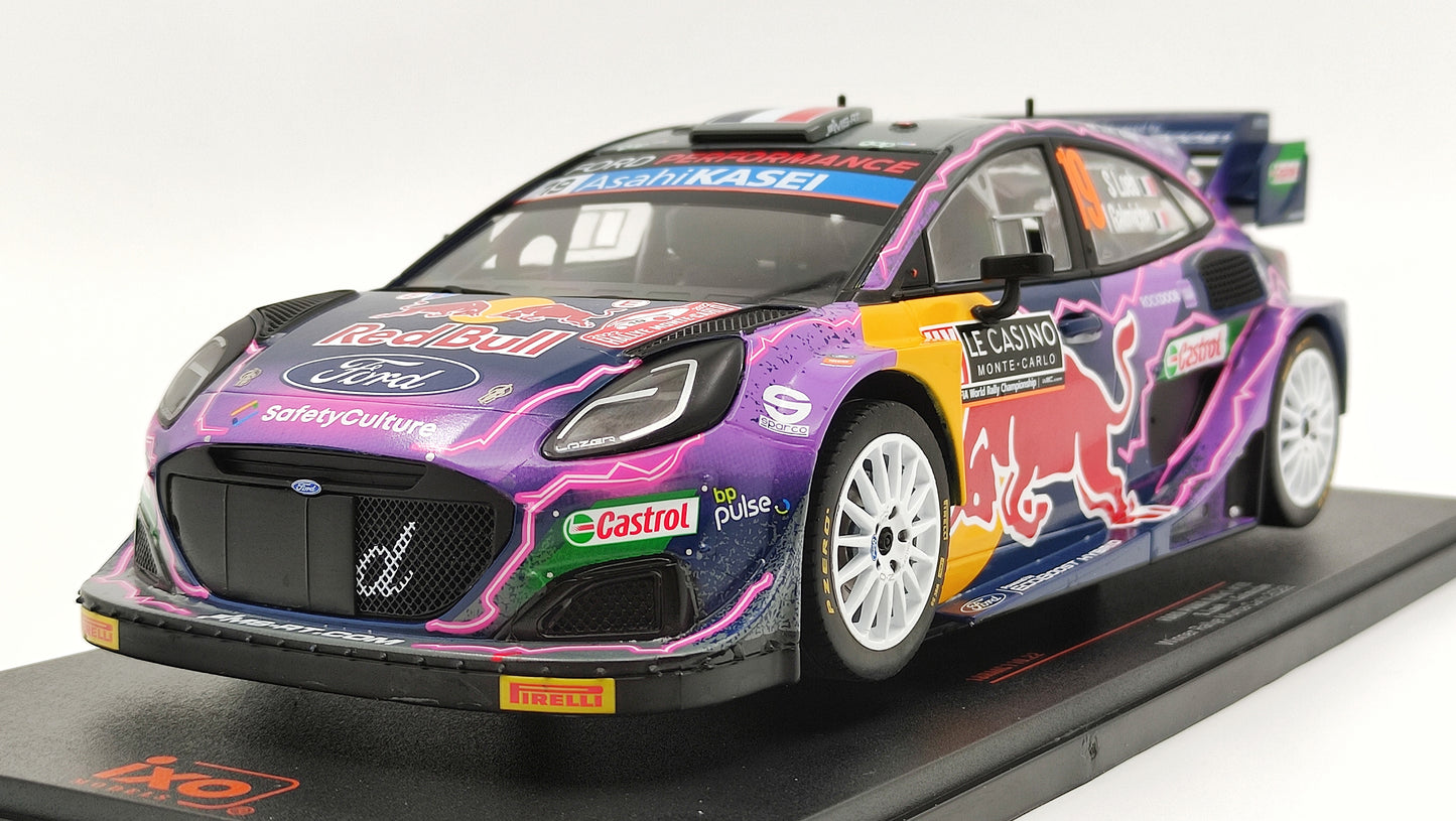 Ixo Ford Puma Rally1 2022 Rallye Monte Carlo Winner S.Loeb/I.Galmiche 1/18 18RMC110.22