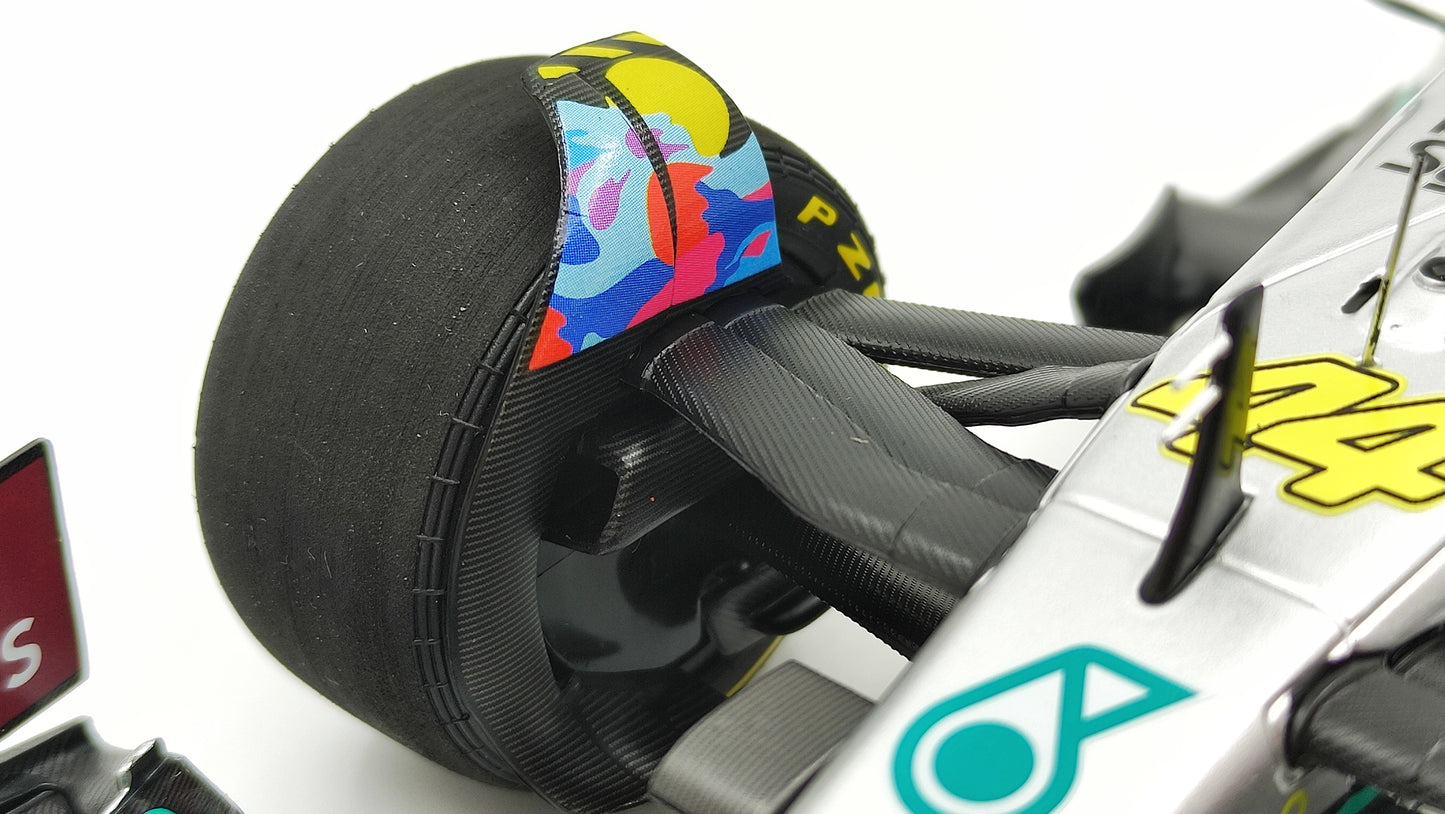 Minichamps AMG Mercedes W13 Lewis Hamilton 2022 Miami GP 1/18 110220544