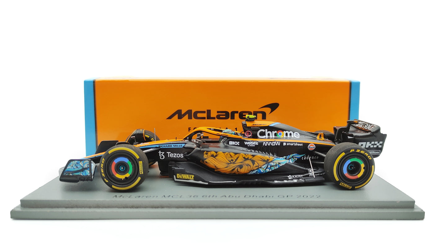Spark Mclaren MCL36 Lando Norris Abu Dhabi GP 2022 1/43 S8554