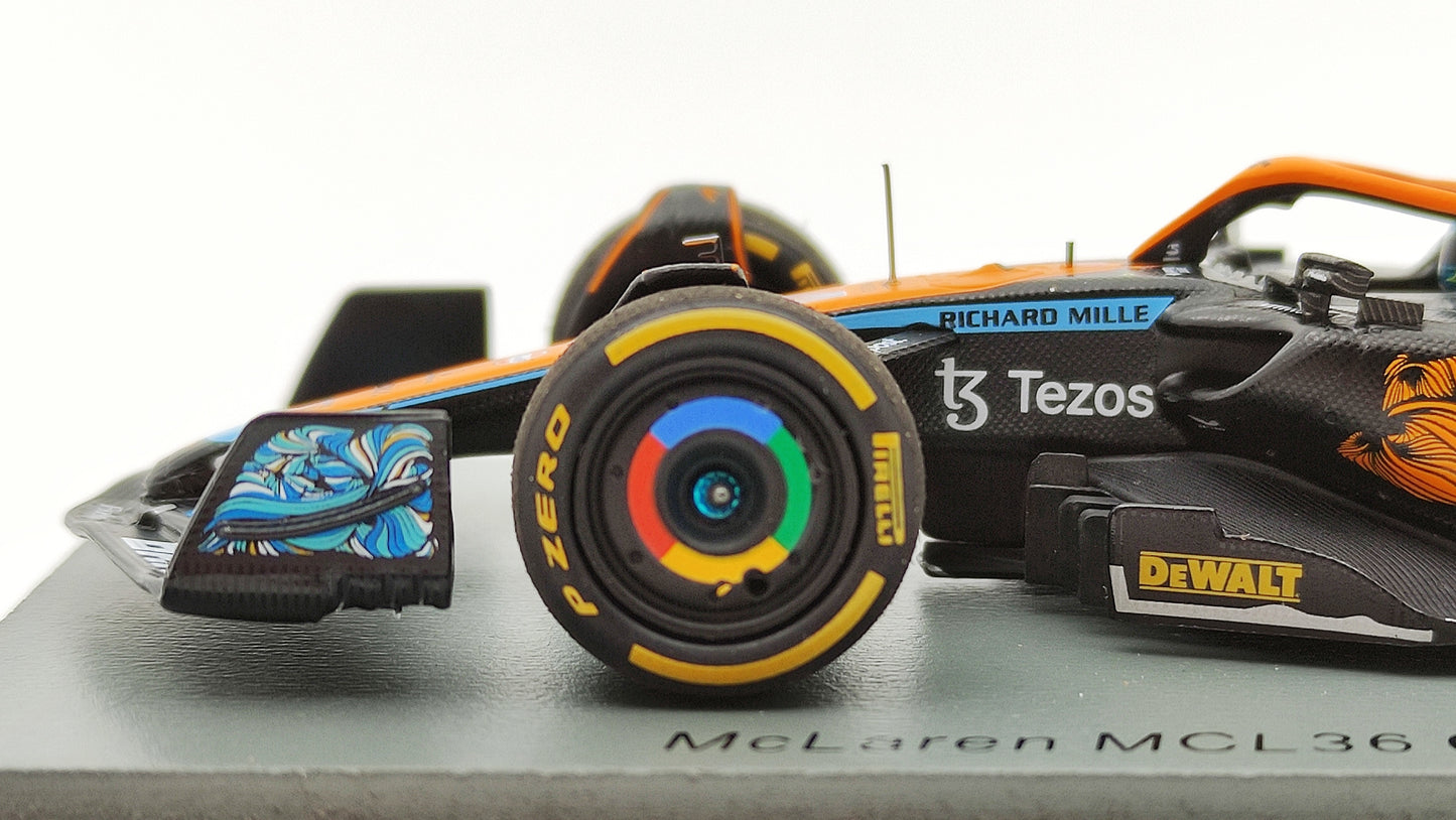Spark Mclaren MCL36 Lando Norris Abu Dhabi GP 2022 1/43 S8554