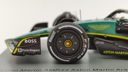 Spark Aston Martin AMR22 Sebastian Vettel Last Race Abu Dhabi GP 2022 1/43 S8552