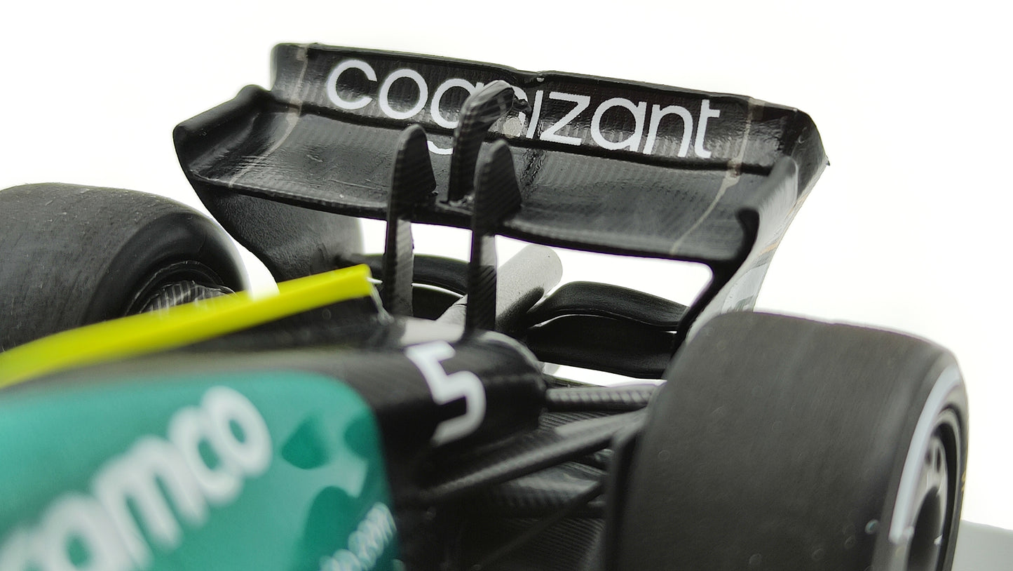 Spark Aston Martin AMR22 Sebastian Vettel Last Race Abu Dhabi GP 2022 1/43 S8552