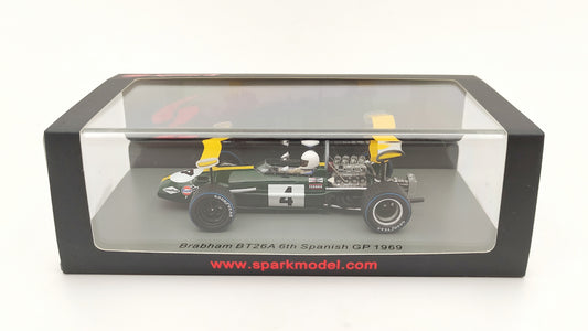 Spark Brabham BT26A Jacky Ickx Spanish GP 1969 1/43 S8315
