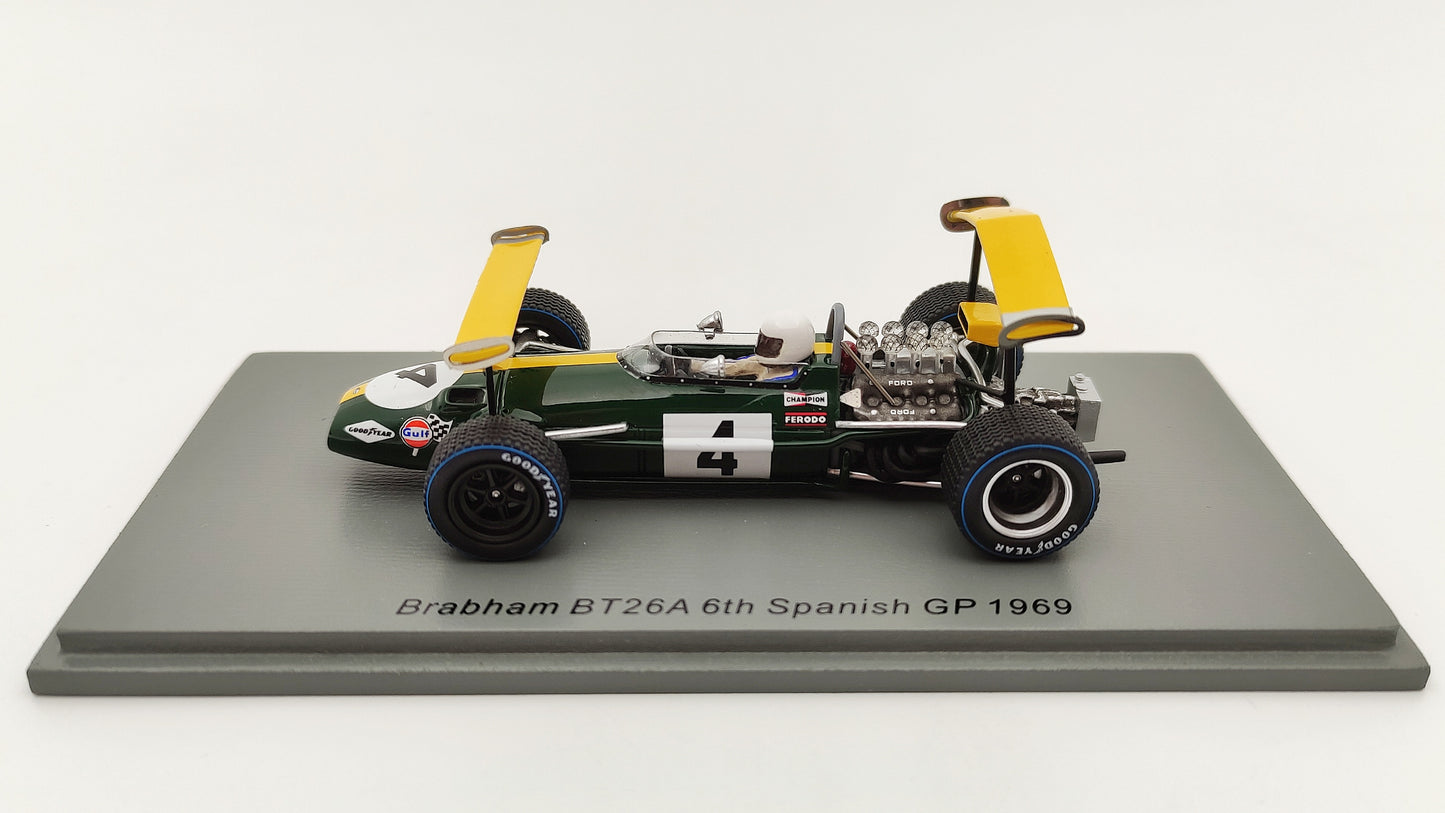 Spark Brabham BT26A Jacky Ickx Spanish GP 1969 1/43 S8315