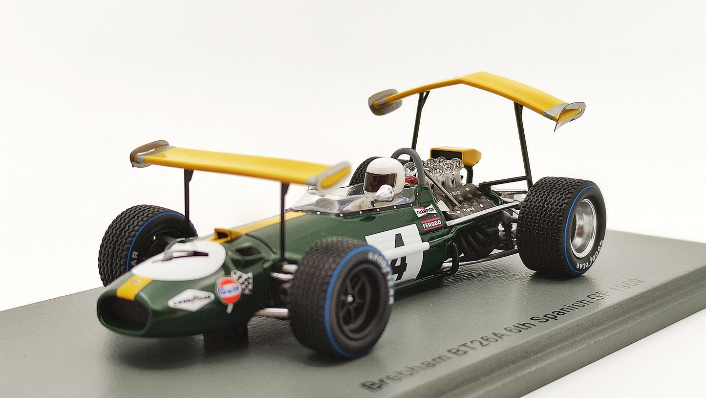 Spark Brabham BT26A Jacky Ickx Spanish GP 1969 1/43 S8315