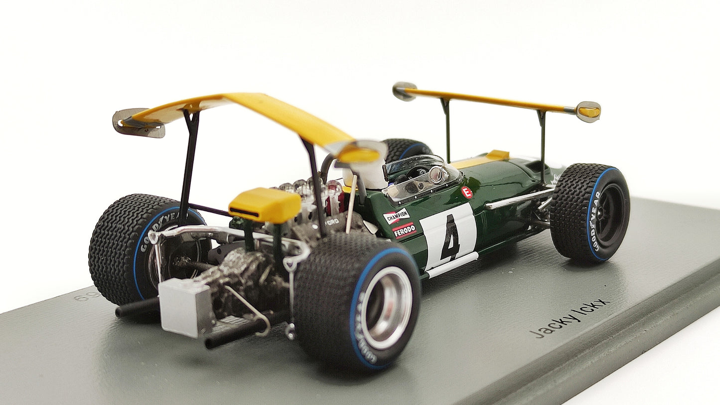 Spark Brabham BT26A Jacky Ickx Spanish GP 1969 1/43 S8315