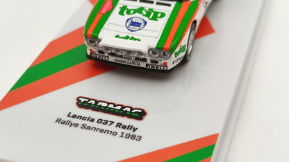 Tarmac Works Lancia 037 M.Biasion/T.Siviero Rally San Remo Winner 1983 TC-T64PTL00283SAN18