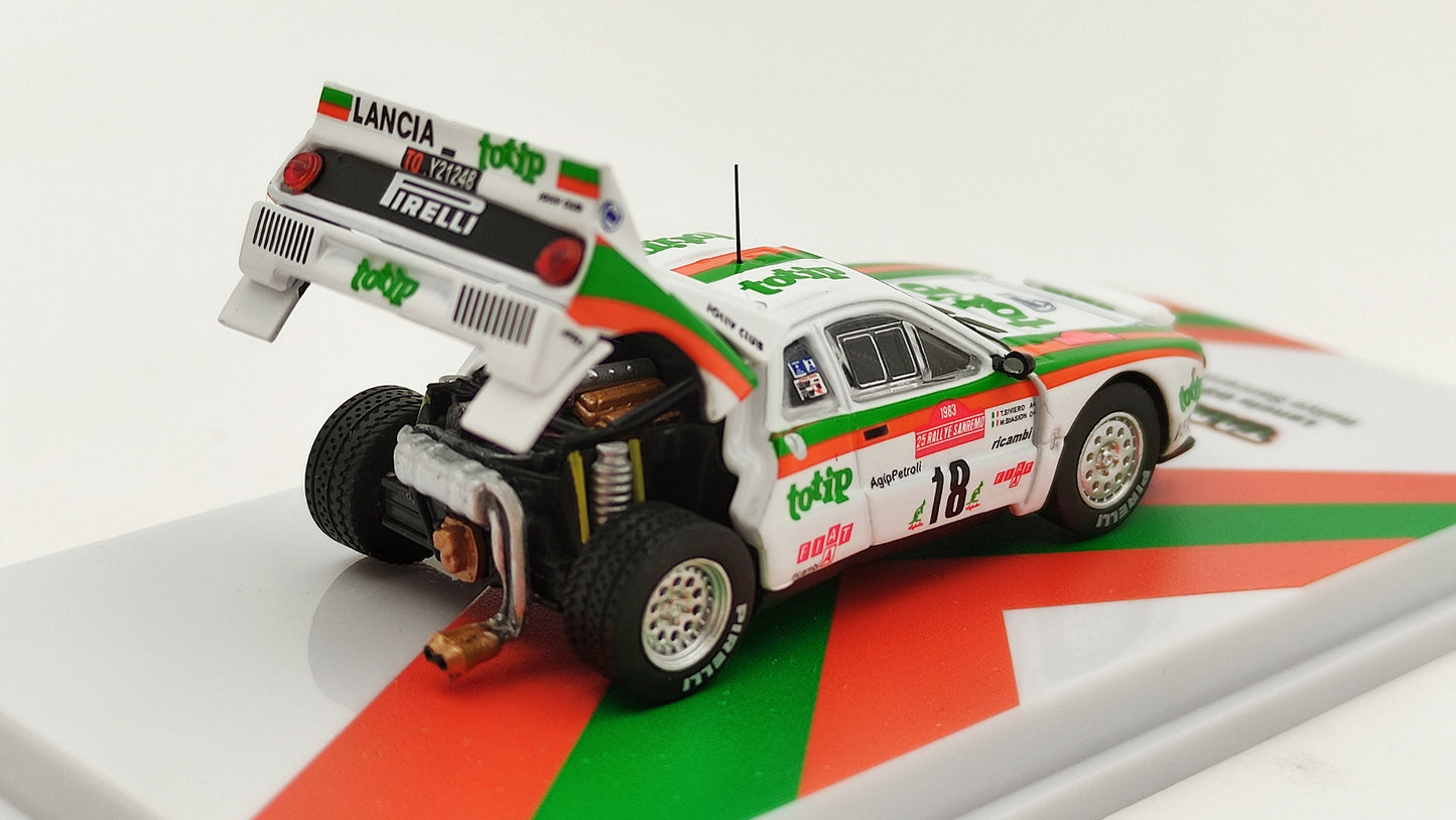 Tarmac Works Lancia 037 M.Biasion/T.Siviero Rally San Remo Winner 1983 TC-T64PTL00283SAN18