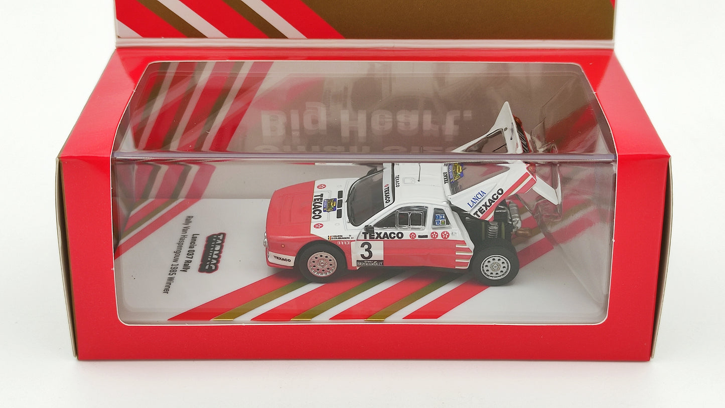 Tarmac Works Lancia 037 P.Snijers/D.Colebunders Rally Haspengouw Winner 1985 TC-T64PTL002-85RVH03