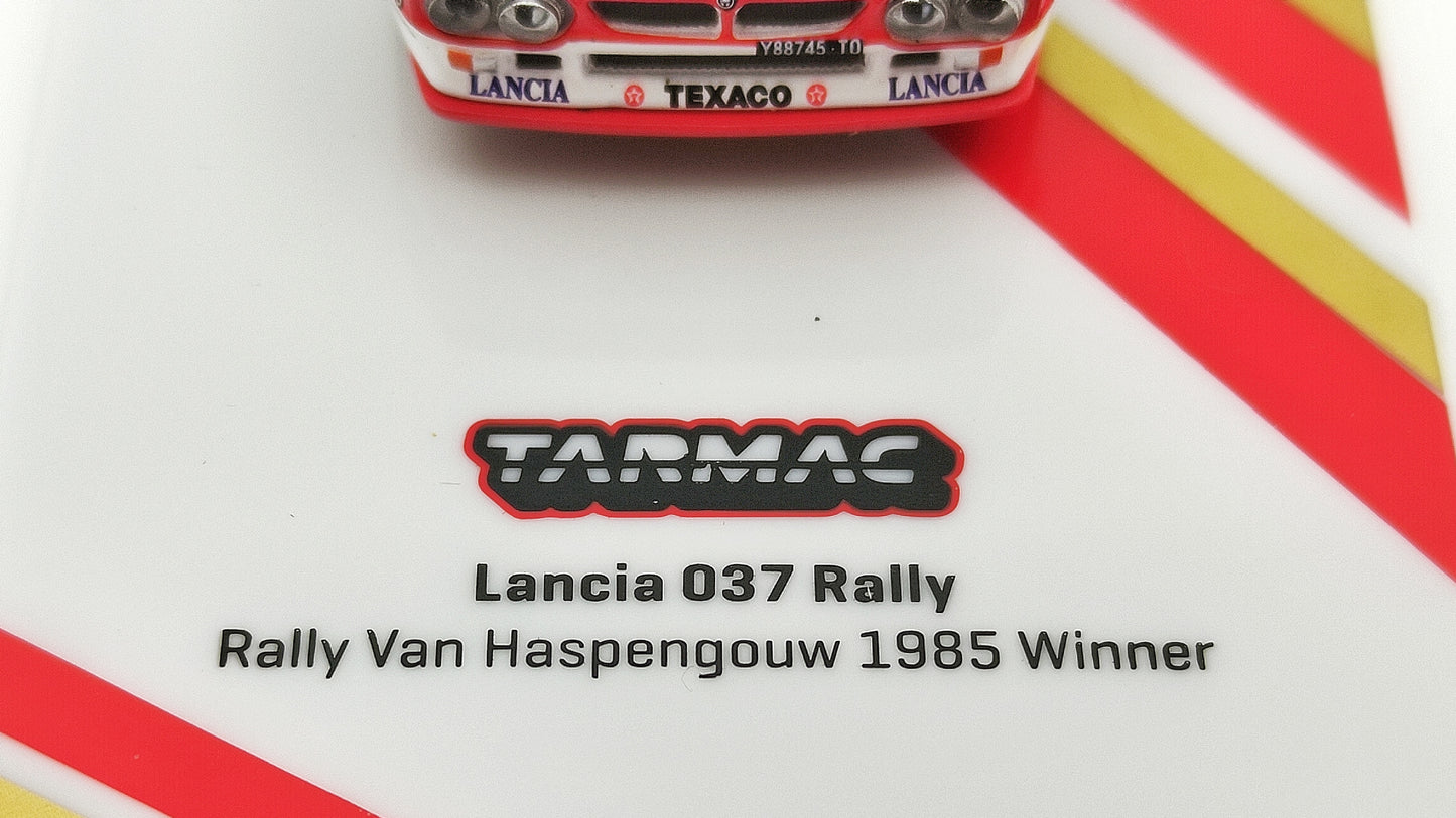 Tarmac Works Lancia 037 P.Snijers/D.Colebunders Rally Haspengouw Winner 1985 TC-T64PTL002-85RVH03
