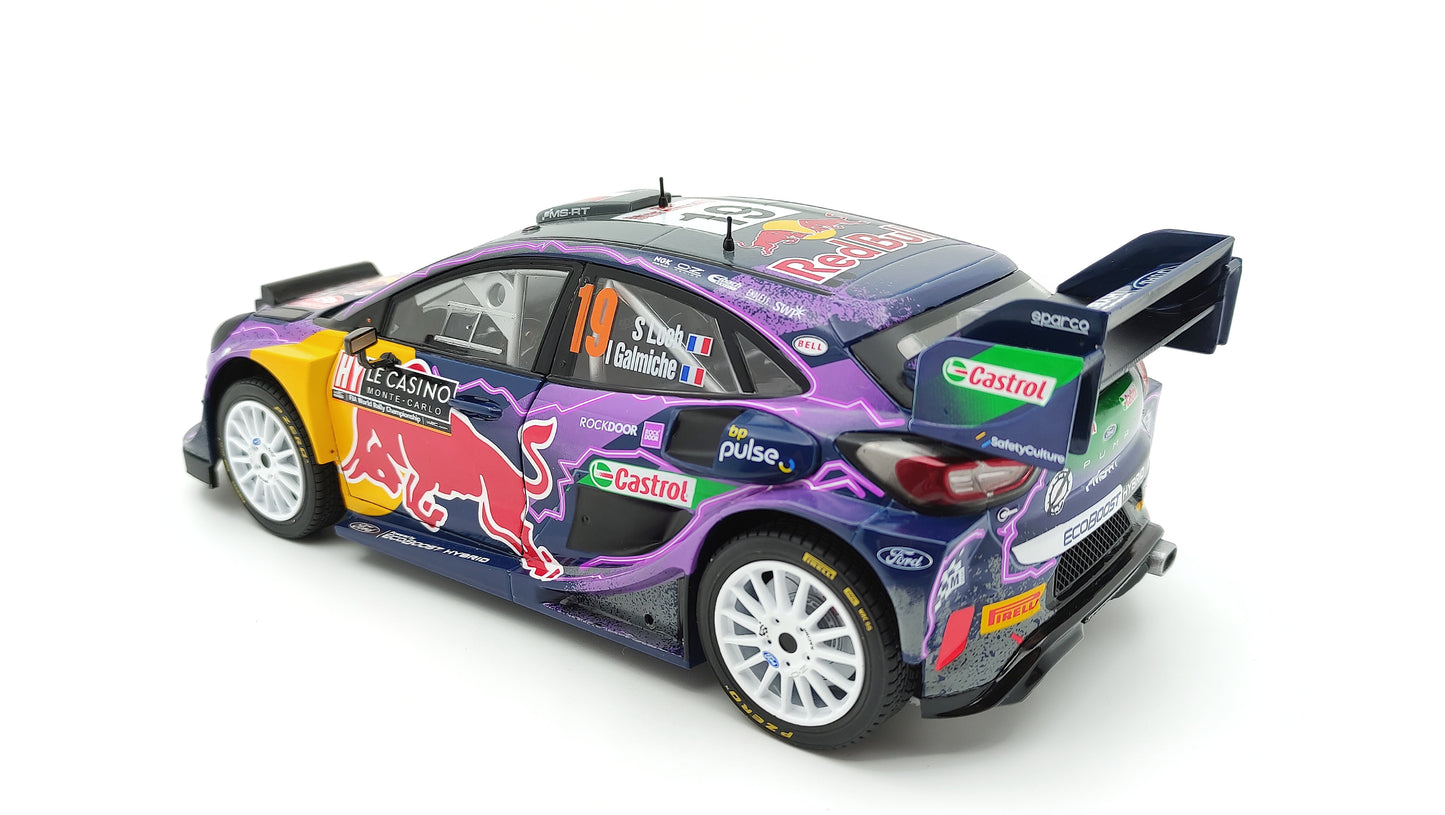 Solido Ford Puma Rally1 2022 Rallye Monte Carlo Winner S.Loeb/I.Galmiche 1/18 1809502