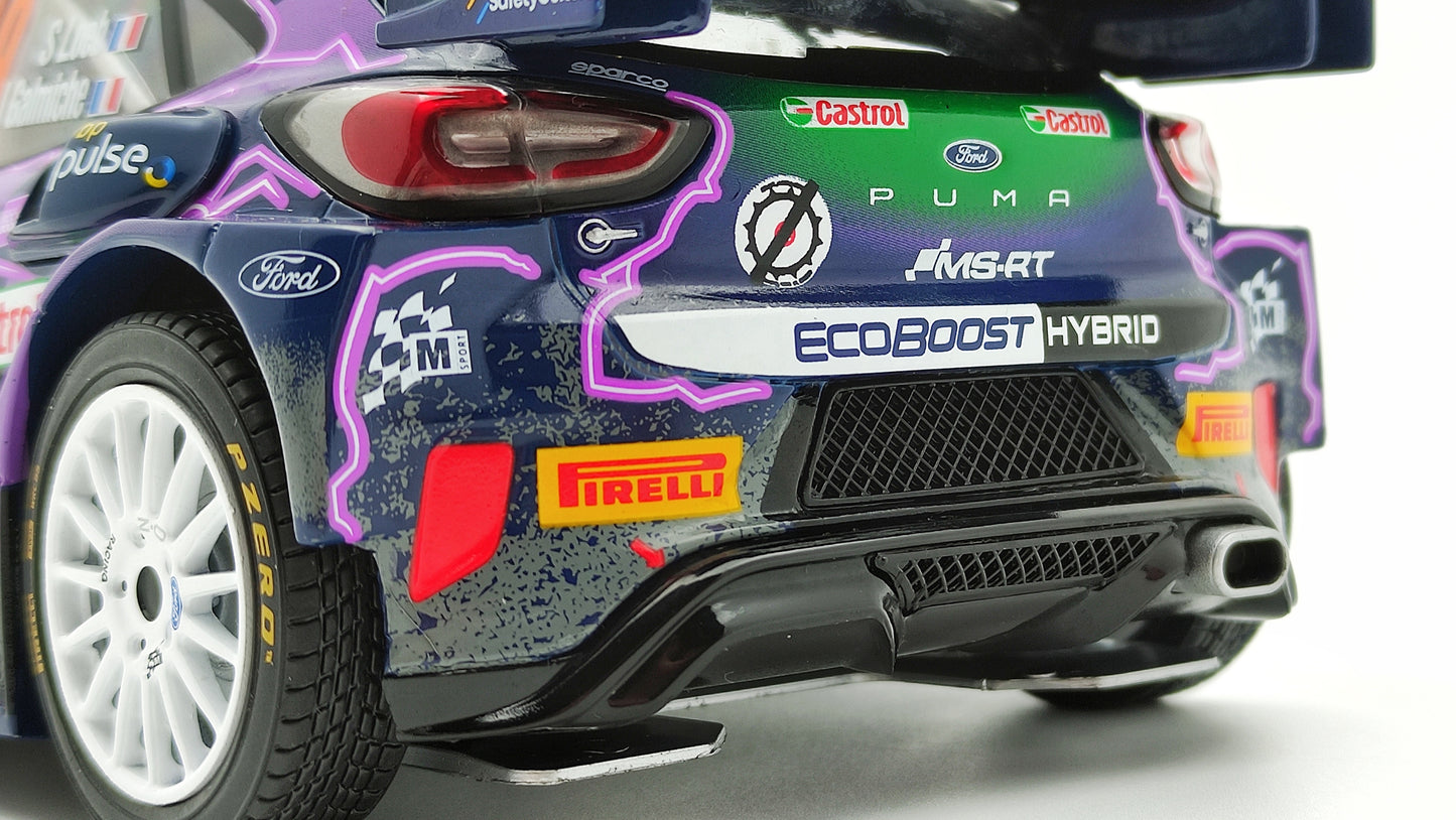 Solido Ford Puma Rally1 2022 Rallye Monte Carlo Winner S.Loeb/I.Galmiche 1/18 1809502
