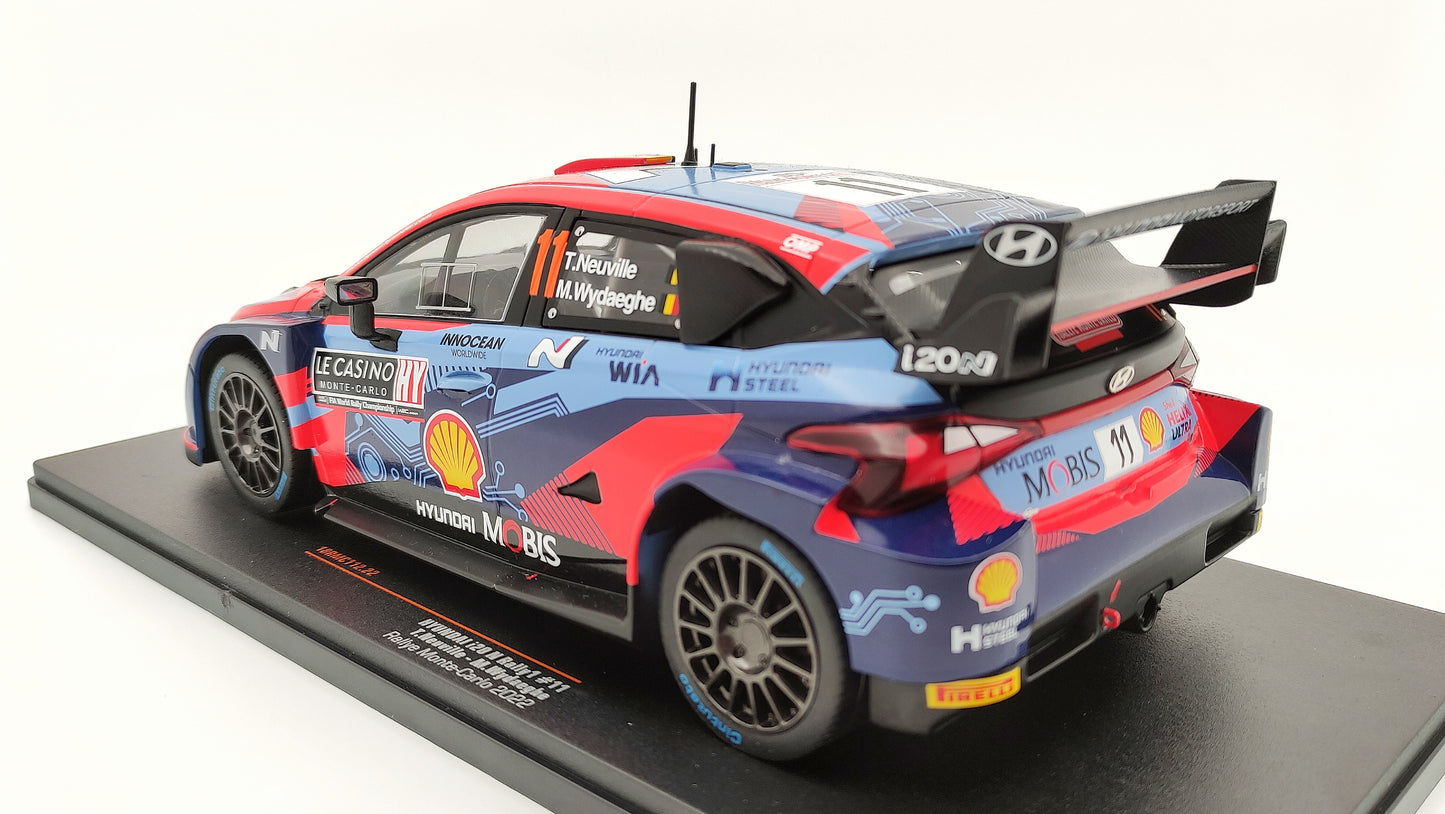Ixo Hyundai i20 Rally1 2022 Rallye Monte Carlo T.Neuville/M.Wydaeghe 1/18 18RMC112.22