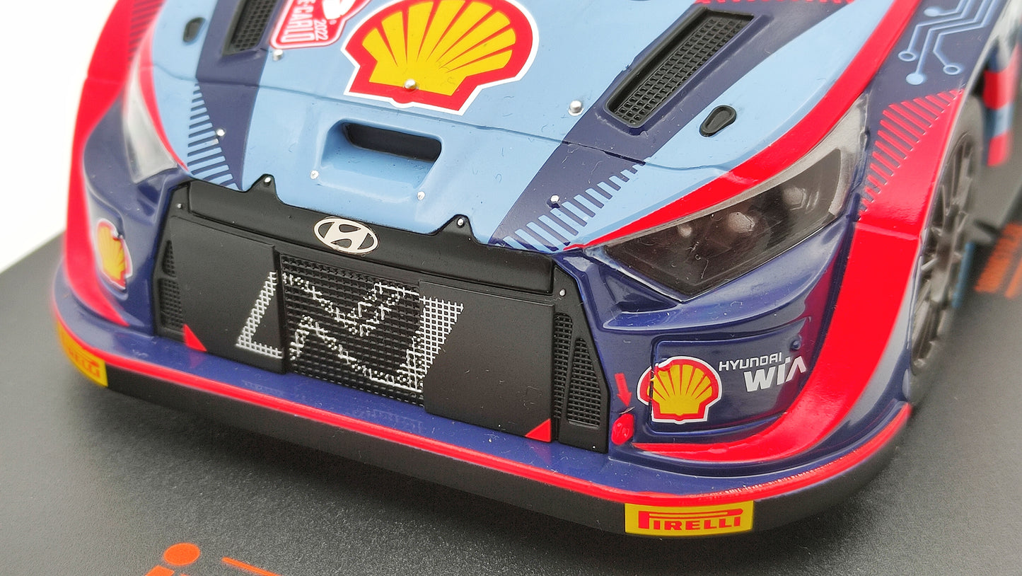 Ixo Hyundai i20 Rally1 2022 Rallye Monte Carlo T.Neuville/M.Wydaeghe 1/18 18RMC112.22