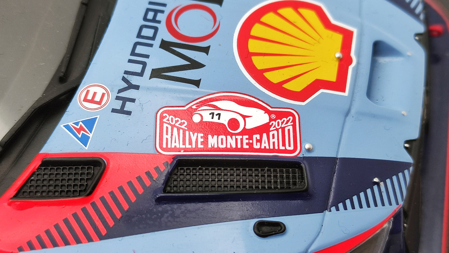 Ixo Hyundai i20 Rally1 2022 Rallye Monte Carlo T.Neuville/M.Wydaeghe 1/18 18RMC112.22