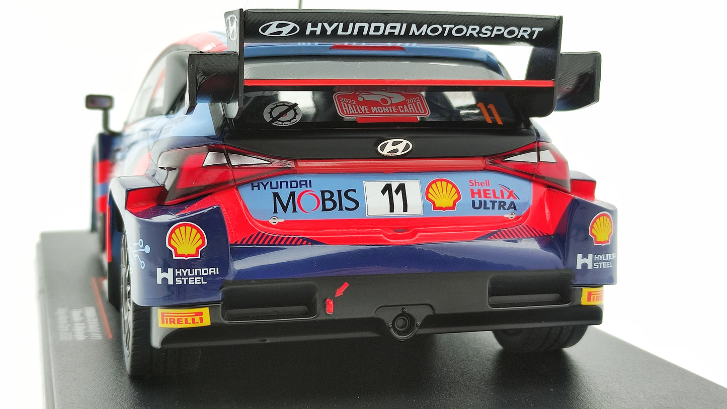 Ixo Hyundai i20 Rally1 2022 Rallye Monte Carlo T.Neuville/M.Wydaeghe 1/18 18RMC112.22