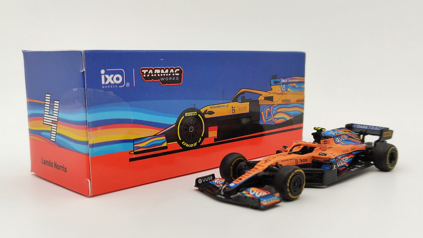 Tarmac Works Mclaren MCL35m Lando Norris Abu Dhabi GP 2021 TC-T64G-F040LN3