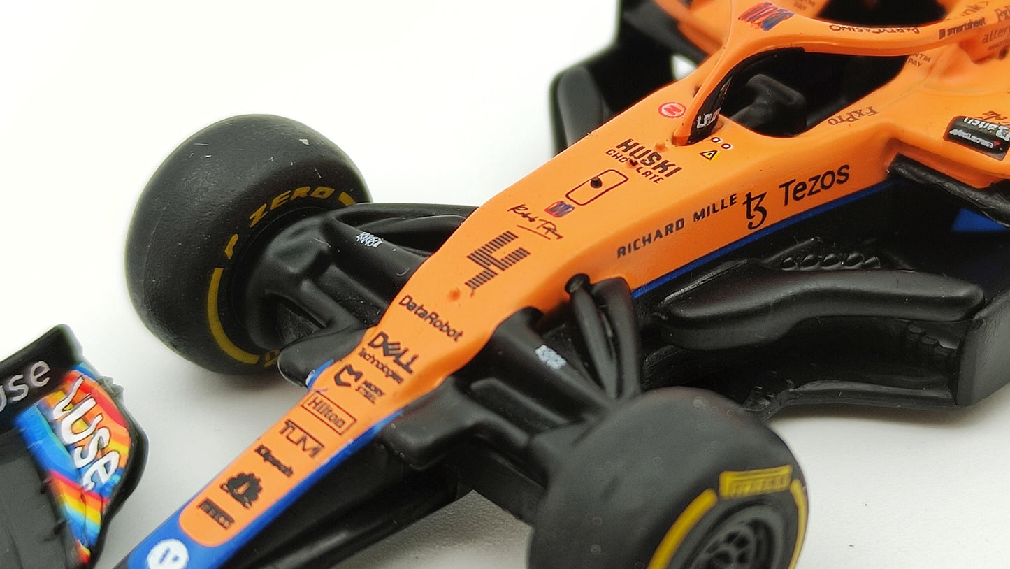 Tarmac Works Mclaren MCL35m Lando Norris Abu Dhabi GP 2021 TC-T64G-F040LN3