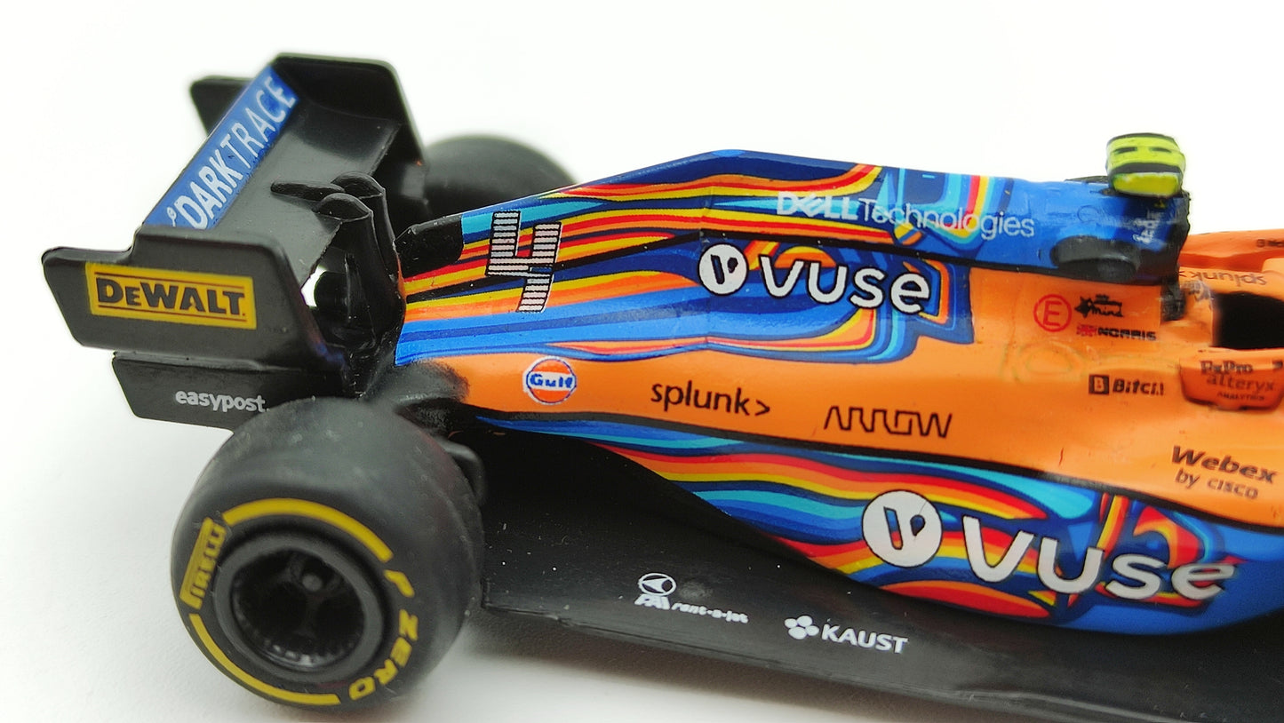 Tarmac Works Mclaren MCL35m Lando Norris Abu Dhabi GP 2021 TC-T64G-F040LN3