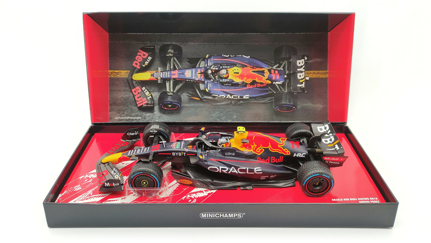 Minichamps Red Bull RB18 Sergio Perez Winner Monaco GP 2022 113220711