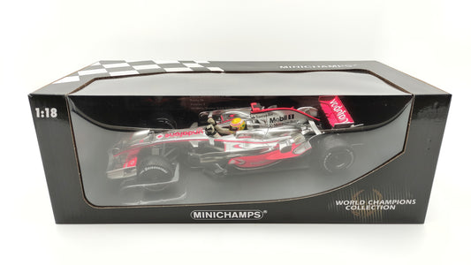 Minichamps Mclaren Mercedes MP4/23 Lewis Hamilton 2008 Brazilian GP winner 1/18 530081832