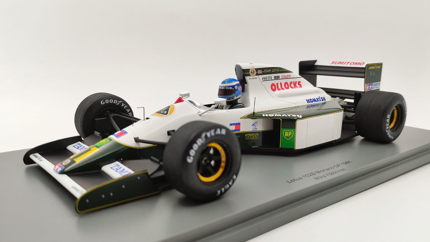Spark Lotus 102B Mika Hakkinen Monaco GP 1991 1/18 18S415