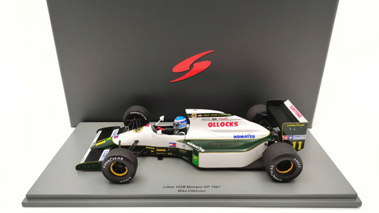 Spark Lotus 102B Mika Hakkinen Monaco GP 1991 1/18 18S415