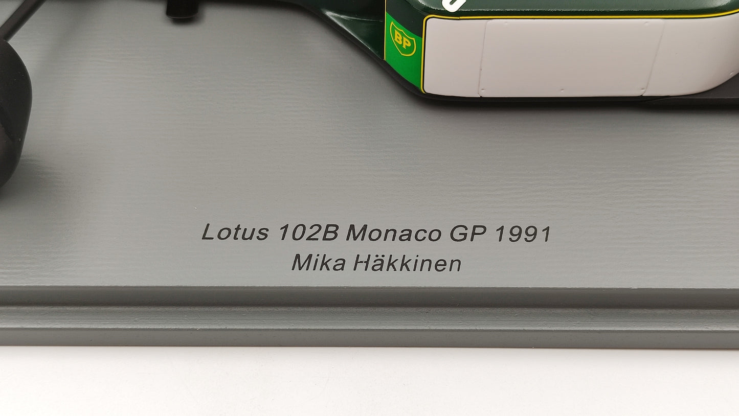 Spark Lotus 102B Mika Hakkinen Monaco GP 1991 1/18 18S415