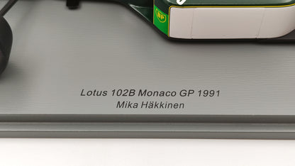 Spark Lotus 102B Mika Hakkinen Monaco GP 1991 1/18 18S415