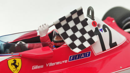 GP Replicas Ferrari 312T3 Gilles Villeneuve 1978 Canadian GP winner 1/18 GPGV001