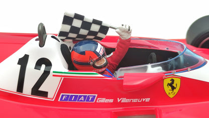 GP Replicas Ferrari 312T3 Gilles Villeneuve 1978 Canadian GP winner 1/18 GPGV001