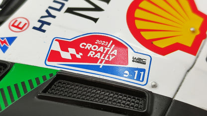 Ixo Hyundai i20 Rally1 2023 Rally Croatia T.Neuville/M.Wydaeghe Craig Breen tribute 1/18 18RMC160A.22