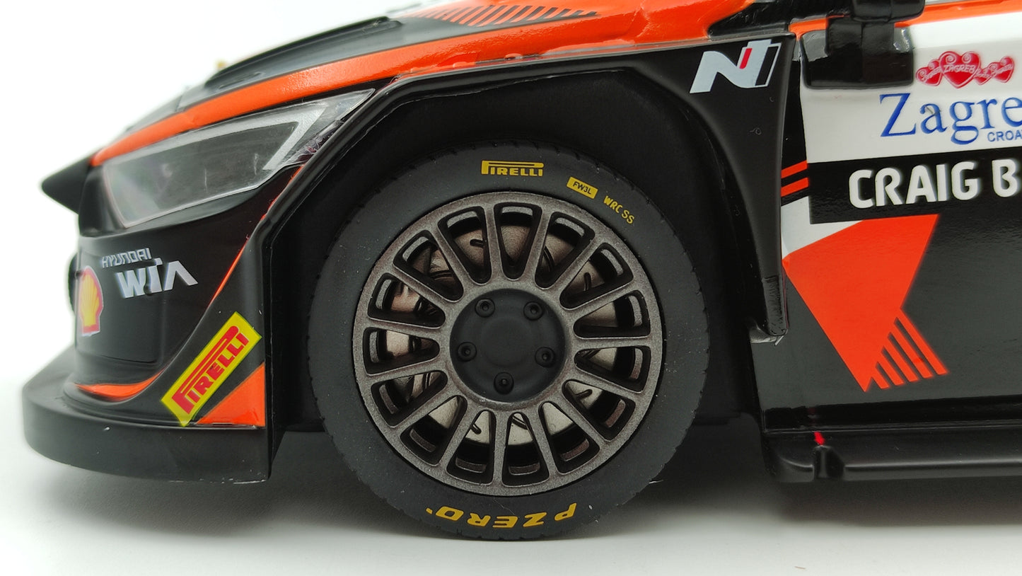Ixo Hyundai i20 Rally1 2023 Rally Croatia T.Neuville/M.Wydaeghe Craig Breen tribute 1/18 18RMC160A.22