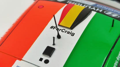 Ixo Hyundai i20 Rally1 2023 Rally Croatia T.Neuville/M.Wydaeghe Craig Breen tribute 1/18 18RMC160A.22