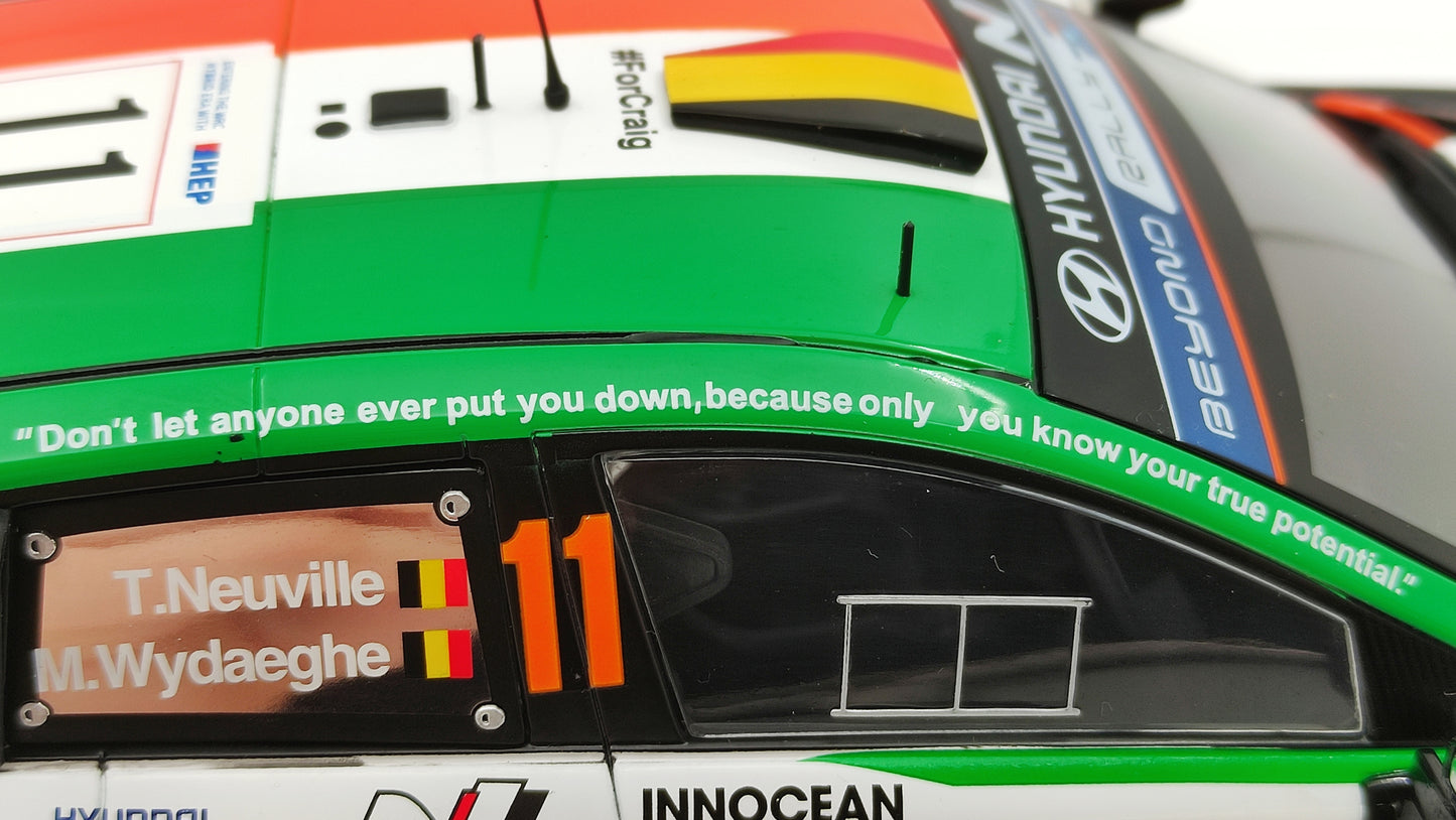 Ixo Hyundai i20 Rally1 2023 Rally Croatia T.Neuville/M.Wydaeghe Craig Breen tribute 1/18 18RMC160A.22